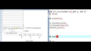 Déroulement dun algorithme récursif avec la pile dexécution  exemple du tri fusion [upl. by Osmond]