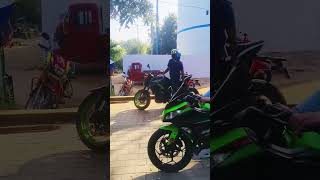 Did you hear crackles 💥☠️ z900 zx10r zx6r shorts shortsviral [upl. by Draper]