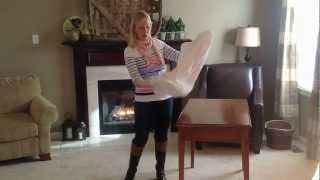 How to fold a fitted sheet the dummyproof way [upl. by Cousin]