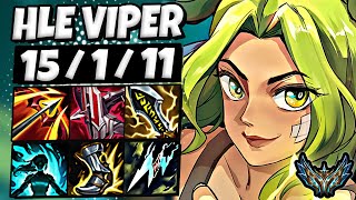 Zeri vs Kaisa ADC  HLE Viper  Korea Challenger Patch 1413 ✅ [upl. by Annaeerb]