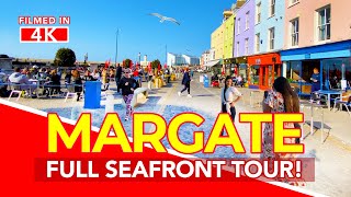 MARGATE  Full seafront tour of Margate Kent England  A UK Walk filmed in 4K [upl. by Eiramanit]