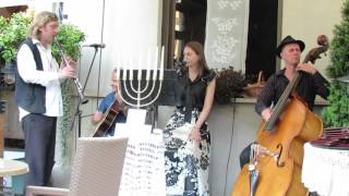 INEJNEM plays Beautiful Jewish Music in Kazimierz Krakow Poland [upl. by Elfont366]