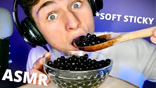 ASMR  Best BOBA Eating Soft Sticky SaTiSfYiNG Eating SOUNDS  DennisASMR [upl. by Astraea]