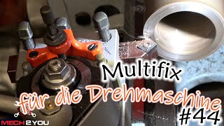 🛠️44 Multifix an der Drehmaschine verwenden  Drehmeißel schnell wechseln [upl. by Aliuqa]