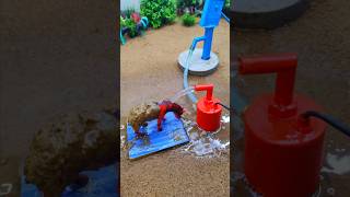 Mini hand pump project water with supply motor pump project horse drink video waterpump shorts 21 [upl. by Kit269]