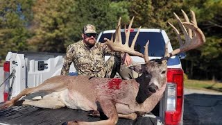 Mega giant buck taken with bow over a decoy [upl. by Iormina957]