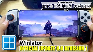 Star Wars Jedi Fallen Order Winlator 80 Revision 1 [upl. by Regni]