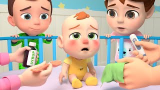 Sick Song  Baby Is Not Feeling Well  Lalafun Nursery Rhymes amp Kids Songs [upl. by Nickolai]