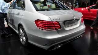 MercedesBenz EClass Sedan  First Look at NAIAS 2013 [upl. by Leraj]