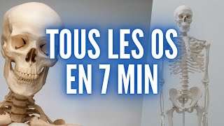 TOUS LES OS DU CORPS HUMAIN EN 7 MIN [upl. by Groscr]