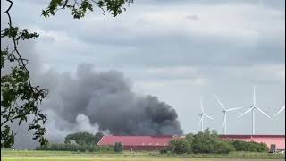 Grote brand Winkelweg Zeewolde [upl. by Weingarten282]