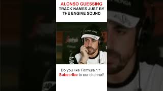 Fernando Alonso DISCOVERING the track name just by the engine sound [upl. by Annor]