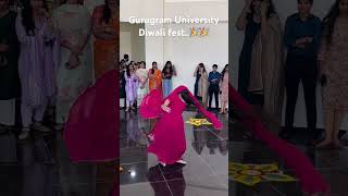 Gurugram University Diwali fest2024 🎉🎉 shortsfeed [upl. by Atnahsa]