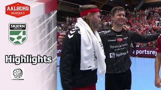 Highlights  Aalborg Håndbold vs Skjern  Denmark Handball League 202324 [upl. by Martsen]