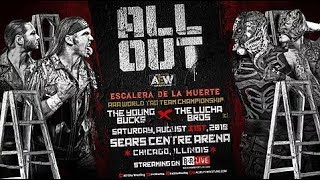 FULL MATCH  The Young Bucks vs The Lucha Bros – Ladder Match AEW All Out  ESCALERA DE LA MUERTE [upl. by Bennir]