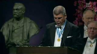 Per Delsing på Nobelprisutdelningen 2010 [upl. by Llenoil]