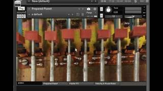 Sound Dust Prepared Pianet for Kontakt5 talkthrough [upl. by Ayhdiv]