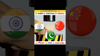 🤔hydraulic press vs Lakdi in India vs Pakistan vs chaina Challenge Video hydraulicpress shorts 🥺 [upl. by Dzoba]