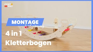 Montage Video 4 in 1 Kletterbogen  ArtikelNr 13246957 [upl. by Anselmo]