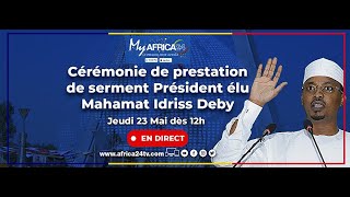 🔴En direct la cérémonie dinvestiture du président élu Mahamat Idriss Deby [upl. by Eniamrahs848]