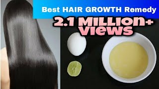 Magical Hair Growth Mask  EGG HAIR MASK For Thick Healthy Strong Hair [upl. by Ahsimak]