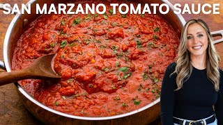 How to Make Amazing San Marzano Tomato Sauce  The First Recipe I Ever Learned [upl. by Noivax]