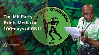 The MK Party Briefs Media on 100days of GNU [upl. by Packer]