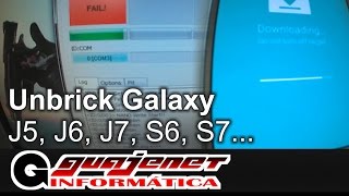 Unbrick Samsung J5 J6 J7 S6 S7  Erro no Odin hiddenimgext4 FAIL [upl. by Diogenes]