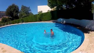 Cours de Natation Alexandre 4 ans Saut Perilleux Salto Arriere [upl. by Eiznikam]