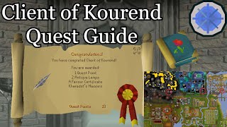 Client Of Kourend OSRS Quest Guide [upl. by Aroel]