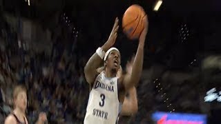 Indiana State Mens Basketball Conwell Named MVC Newcomer of the Week 11524 [upl. by Brindle622]