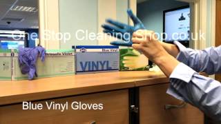 Nitrile Glove Strength Test Demonstration  wwwOneStopCleaningShopcouk [upl. by Enotna]