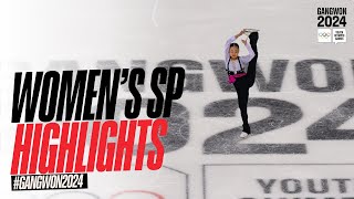 Highlights from the Womens Singles Short Program at the Youth Olympic Games 🔥⛸️  Gangwon2024 [upl. by Siouxie]