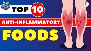 Top 10 Anti inflammatory Foods  Anti inflammatory diet  chronic inflammation  Pain relief [upl. by Holsworth]