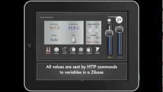 OpenRemote with Zibase Thermostat Control [upl. by Trofmoc]