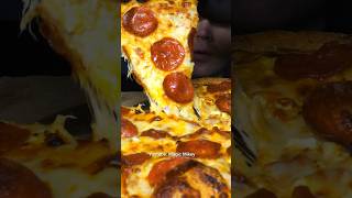 this pizza was amazing asmr mukbang shorts [upl. by Christis792]