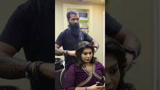 haircut haircolour Manis family salon amp makeover studio Trivandrum More details Contact 7994789500 [upl. by Rimat654]