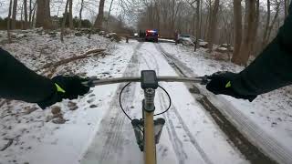 Single Speed Mountain Biking  Genesee Land Trust Madison CT  1 MINUTE CLIP [upl. by Gebhardt18]