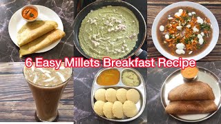 6 Full week Millet Recipes  Easy amp Healthy Millet Recipes  High protein  No Rice  Weightloss [upl. by Ddej]