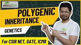 Polygenic inheritance CSIR NET  polygenic inheritance vs multiple alleles [upl. by Odele]