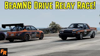 We Compete In A Relay Race On BeamNG Drive [upl. by Doug369]