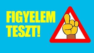 🔥Teszteld le a figyelmed😳FIGYELEM TESZT🔥 [upl. by Schroer]