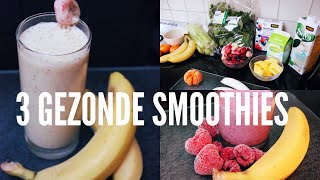 3 gezonde smoothies  BestFitFriendsNL [upl. by Ive]