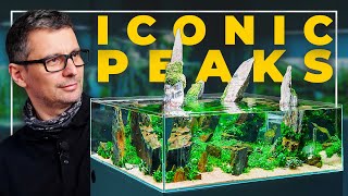 240 liters ICONIC CUBE MOUNTAIN Planted Aquarium [upl. by Burkley669]