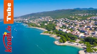 Crikvenica  der beliebte Badeort in der Kvarner Bucht Kroatien [upl. by Drawyeh683]