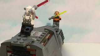 Lego Star Wars Asajj Ventress vs Ahsoka [upl. by Lluj]