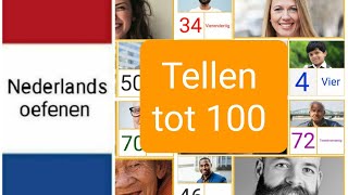 Tellen tot 100  counting to 100  Nederlands leren  woordenschat  NT2  learn Dutch [upl. by Regnij795]