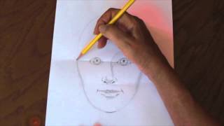 How To Draw a Quick Simple and Easy SelfPortrait [upl. by Girhiny]