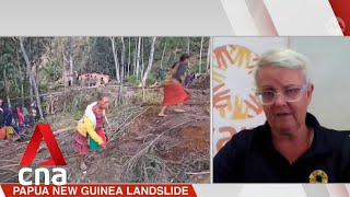 Unstable terrain hampers landslide recovery efforts in Papua New Guinea CARE International [upl. by Tracee]