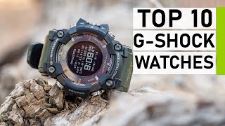 Top 10 Best Casio G Shock Watches for Men  Mudmaster vs Rangeman [upl. by Mcintyre]